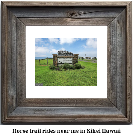 horse trail rides near me in Kihei, Hawaii